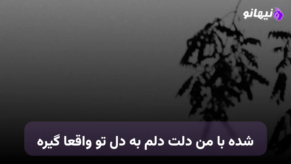 دانلود آهنگ شده با من دلت دلم به دل تو واقعا گیره 