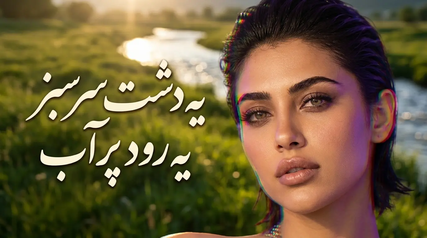 دانلود آهنگ یه دشت سرسبز یه رود پر آب هوش مصنوعی مینل